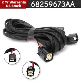 68259673aa Aot Fog Light Lamp Wiring Harness Kit For Dodge Challenger 2015-19 V6 V8