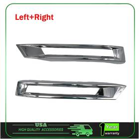 2048853974 Aotoparts 888 Front Bumper Fog Light Grille Trim Molding For 13-15 Mercedes-benz Glk250 Pair