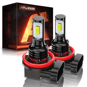 Apljzhzq 595105352654 H11 H16 Led Fog Light Bulbs Lamps Wireless 6500k Cool White Fanless 2x