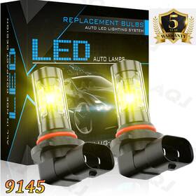 9006 Aqj 9145/9140/9005/9006/h10 2x 9005 Led Drl Daytime Running Light Bulb Yellow For Honda Civic Acura Mdx Rdx