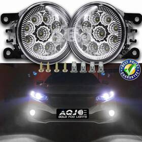 Aqj 989985538770 2pcs Fog Light Driving Lamp 6000k Led H11 Bulbs Right Left Side Car Accessories