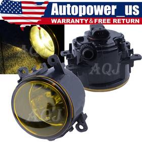 Ha10a Aqj Left/right Fog Light Lamp Yellow Lens H11 For Lincoln Navigator 2007