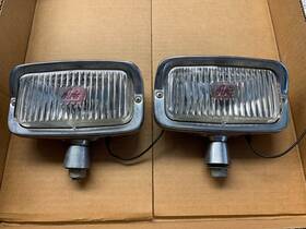 1026 Aris #1022/1026 Lodine Fog Lights Made In Japan Original Sae F2 #23 Nice Chrome