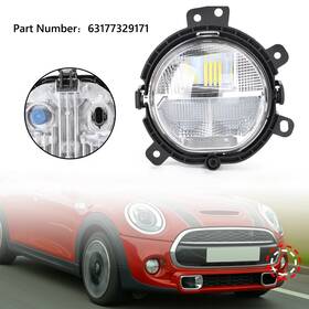63177329171 Artudatech Front Bumper Left Fog Light Lamp For Bmw Mini F55 F56 F54 F57