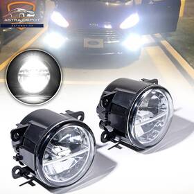 Astradepot 934673118031 1 Pair 80w 6000k Led Fog Light Glass Lens For Ford Explorer Fusion Focus Mustang