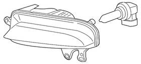 8k0-941-699-g Audi Genuine Fog Lamp Assembly