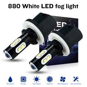 Auimsocorl231 Auimsoco 880 890 Led Fog Driving Light Bulbs Kit 6000k For Chevy Tahoe 2000 - 2006 White