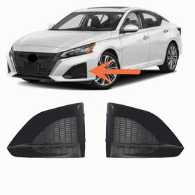 Qs452688qr Auto-lightingo Qs452672qr/qs452688qr Lablt Front Fog Lights Cover For 2023 Nissan Altima Black Bezel Right&left Side