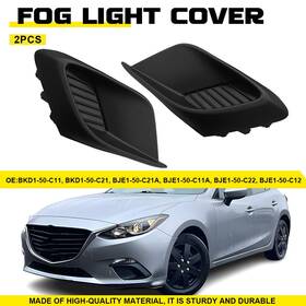 Bkd1-50-c11 Auto Topone Pair For 2014-2016 Mazda 3 Lh And Rh Front Bumper Fog Light Grille Cover Trim Caps