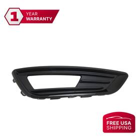 Fm5z17b814aa Autoelements Fog Light Trim Textured Black Front Passenger Side For 2015-2018 Ford Focus Se