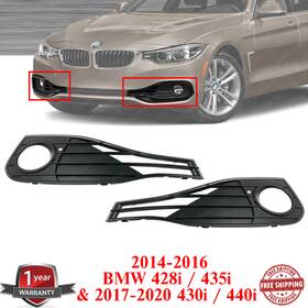 Rb10820021 Autoelements Set Of 2 Front Bumper Fog Light Bezels For 2014-2020 Bmw 428i 435i 430i 440i
