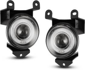 30-0064-09 Autofree Fog Lights For 1999-2006 Gmc Sierra 1500 C3/2001-2005 Yukon Clear Lens Lamp