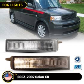 30-0068-11 Autofree Pairs Fog Lights For 2003-2007 Scion Xb Smoke Lens Front Bumper With Switch And Bulbs