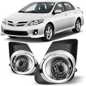 30-0228-09 Autofree For 2011 2012 2013 Toyota Corolla Pair Fog Lights Clear Lamps With Wiring&switch