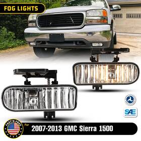 30-0388-09 Autofree Fog Lights Fits 2001-2006 Gmc Yukon/1999-2002 Sierra Pair Front Lamps Left Right