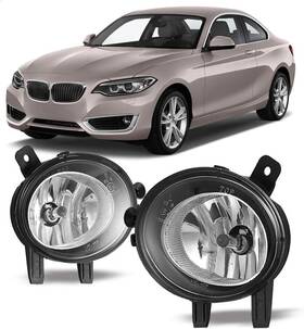 30-0433-09 Autofree Pair Fog Lights For 2012-2019 Bmw 2/3/4 Series Clear Lens Replacement Lamps