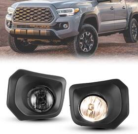 30-0448-11 Autofree For 2016-2023 Toyota Tacoma Sr Sr5 Clear Lens Driving Fog Lights Lamp Pair