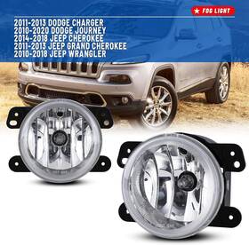 30-0471-09-dt Autofree Fog Lights For 2011-2013 Dodge Charger 2010-2020 Journey Driving Lamps