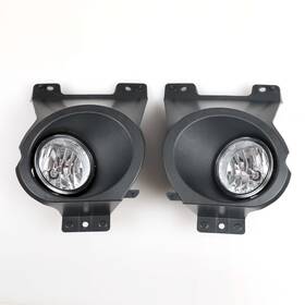 Autofree 797805086741 1pair Fog Lights For 2009-2010 Ford F-150 Driving Bumper Lamp Black Clear Lens