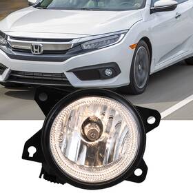 Wj30-0452-09-l-dt Autofree Fog Light For 2016 2017 2018 2019 2020 2021 Honda Civic Lamp Left Driver