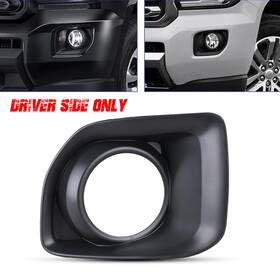 Wj30-0502-l Autofree Left Driver Side Fog Light Bezel Cover For 2015-2020 Gmc Canyon