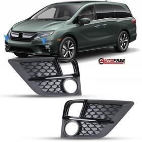 71102-thr-a10 Autofree Wj30-0599 Fog Light Bezels For 2018-2020 Honda Odyssey Oem 71107-thr-a10 /