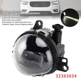 32228794 Automoto8 32365034 Left Front Fog Light Lamp For Volvo C40 S90 V90 Xc40 2017-2024