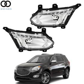 Apo211736 Autoooparts Right&left Halogen With Drl Fog Lights For 2016-2017 Chevrolet Equinox Premier Ltz