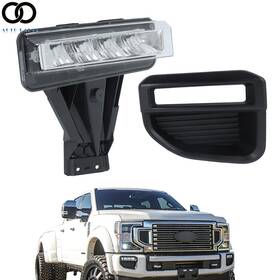 Apo307568 Autoooparts Led Fog Light With Bezel Right Side For 2020-2022 Ford F250 F350 F450 Super Duty