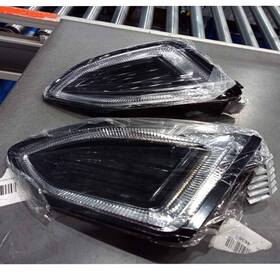 Alfd-05-002-drl Autopartsmall Left And Right Side Led Drl Bumper Driving Fog Lights Fit For 2015-2018 Ford Edge