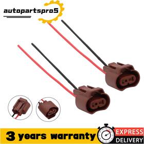 63-12-1-382-496 Autopartspro5 Two Harness Fog Light Socket Connector Lamp Wire Pigtail Female U 9006 Hb4 New