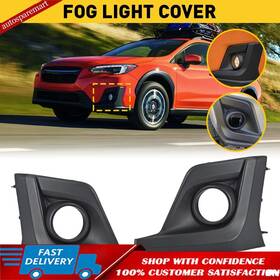 Wdk-crosstrek-18-20lr Autosparemart Front Driver &passenger Side Fog Light Trim Cover For 2018-2020 Subaru Crosstrek