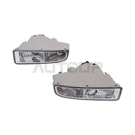 81040-60040 Autoup Front Left And Right Fog Lamp Assembly For 1998-2007 Lexus Lx470 Bulbs Included