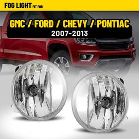7r3z15200 Autowiki 15839896/7r3z15200 Pair Clear Fog Lights For 07-13 Chevy Avalanche Suburban Tahoe Gmc Driving Lamps