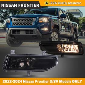 26150-8995b Autowiki 26155-8995b For 2022-2024 Nissan Frontier S/sv Fog Lights Front Smoke Bumper Lamps With Wiring