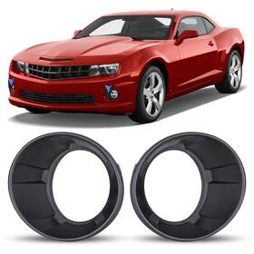 Autowiki Wj30-0385 Fog Light Bezels Covers For 2010-2013 Chevy Camaro Front Bumper L R