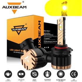 Sma-auxbeam-z3-9145-led-0137 Auxbeam 9005 H10 9145 9140 Led Fog Lights 3000k Golden Yellow High Power Canbus