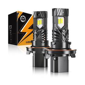 Ab-40-h13 Auxbeam H13 9008 Fog Light 6500k 120w 30000lm 800% Brighter Wireless Po