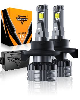 Auto-auxbeam-2104 Auxbeam H13 Canbus Led Headlight Bulb Hi/lo 6500k 110w For Chevy Cruze 2011-2016