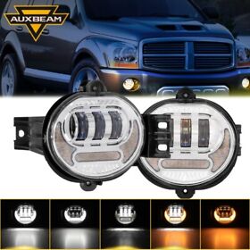 Nt1540-ty Auxbeam Bumper Led Fog Lights For 2002-2008 Dodge Ram 1500 2500 3500