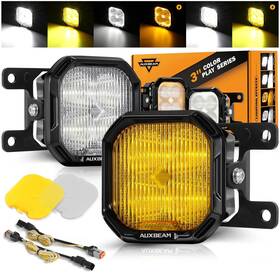 Gp00012387 Auxbeam 3 Inch Led Fog Light Kit For Ford Honda Nissan Subaru Acura
