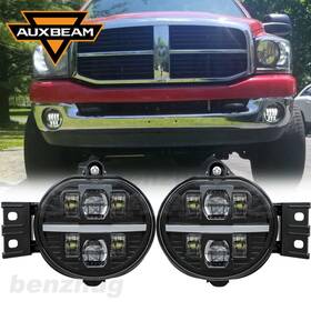 Ms-dr0208 Auxbeam 2pc Dot Led Fog Light With White Drl For Dodge Ram 1500/2500/3500 2003-2009