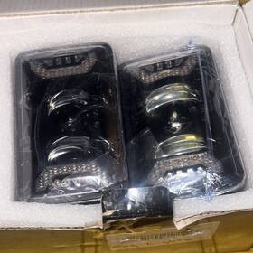Smafay1709 Auxbeam For 2015-2019 Ford F150 Bumper Led Fog Lights Driving Lamp With Turn Signal