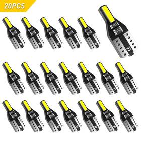 2f-7020smd Auxito T10 Led License Plate Bulbs Lights 6000k Super Bright White 168 2825 194 2set