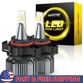 5202-i9-w2 Auxito Pair 5202 Led Fog Lights 6000k 100w White Bulbs Canbus For Dodge Durango