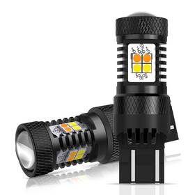 W21w Auxito 7440/7443/7444/992/992a/w21w White Amber 7443 Led Switchback Turn Parking Signal Light Dual Bulbs Color V
