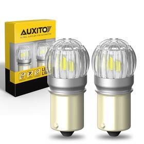 7506st Auxito Bright 1156 White Led Turn Signal Bulbs Light Backup Lamp Reverse Canbus V