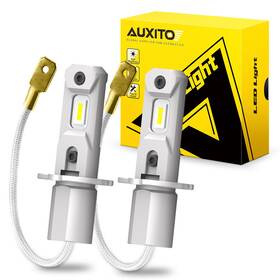 Auxito 782890728898 2x H3 Led Fog Driving Light Bulbs Drl Kit Super Bright 6500k White