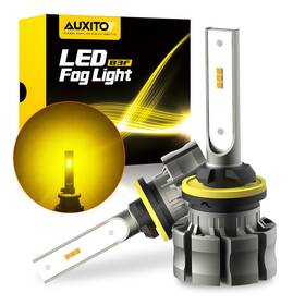 Auxito 782890729055 Bright 880 890 892 Csp Fog Led Light Bulbs Driving 50w 3000k Amber Yellow