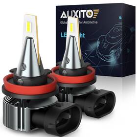 Auxito 782890730372 Pair Of H8 H11 Error Free Led Bulb Fog Light Kit Conversion 6000k Canbus